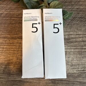 LOT OF 2 NUMBUZIN - No.5+ Vitamin Boosting Essential Toner [200ml] Brightening